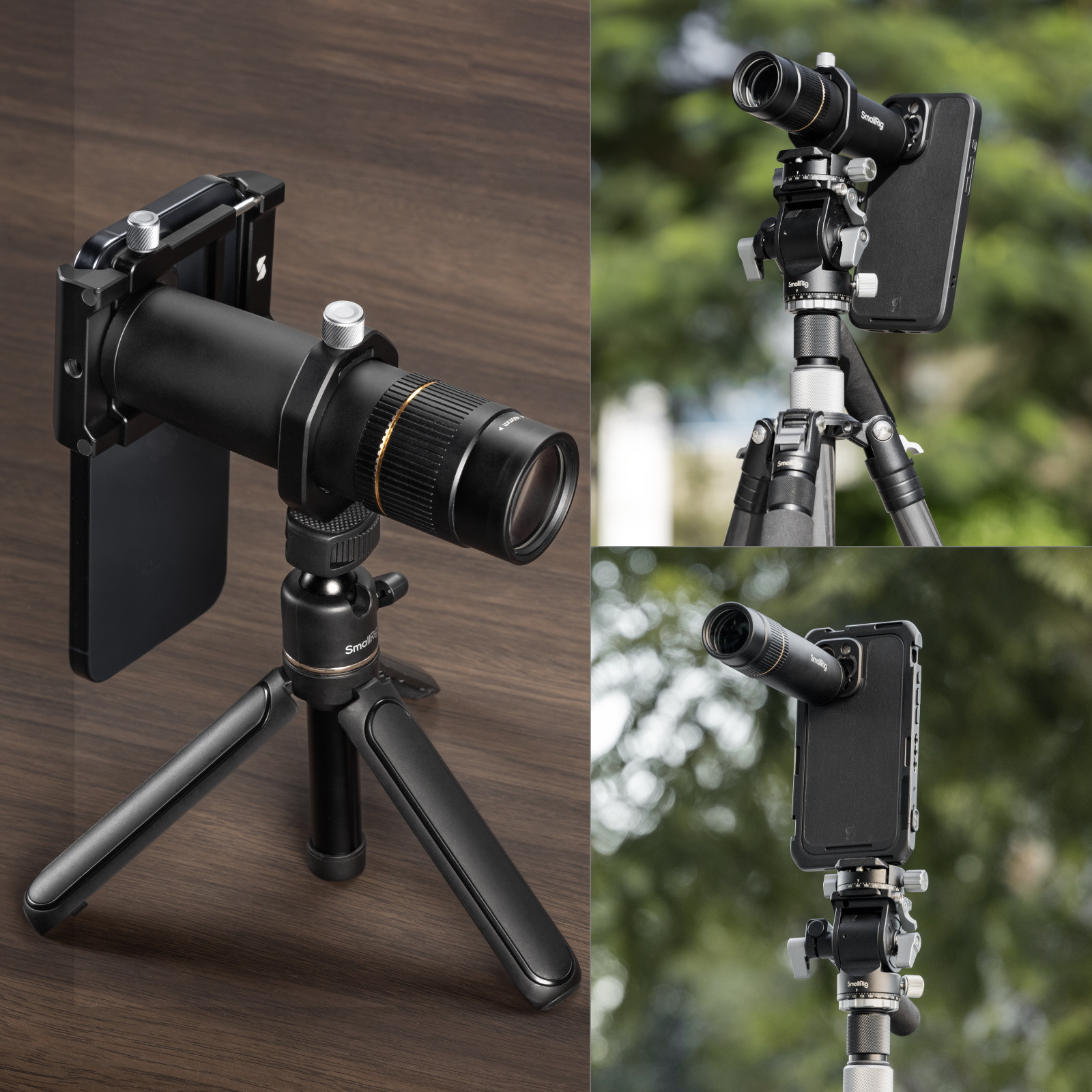 SmallRig 4737 Телеобъектив для смартфона 8X Telephoto Lens (T-mount ...
