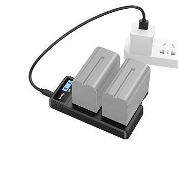 SmallRig 4086 Зарядное устройство для аккумуляторов Sony NP-F970
