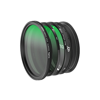 SmallRig 4726 Комплект светофильтров 67мм VND 2-32, CPL, Black Mist 1/4