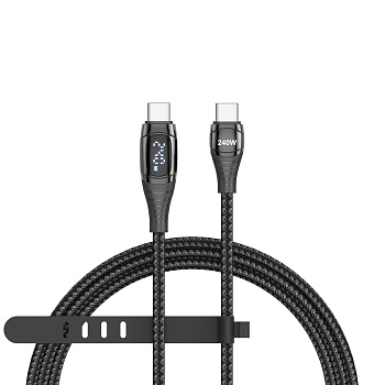 SmallRig 5113 Кабель питания USB-C 240W Power Cable with Led Display 100см