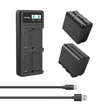 SmallRig 3823 Аккумулятор литий-ионный с зарядным устройством NP-F970