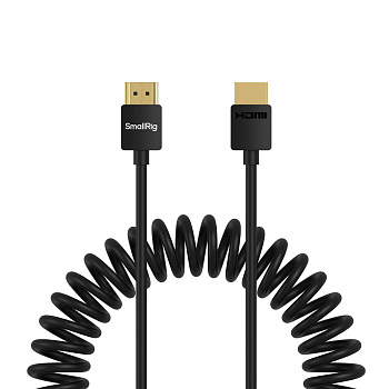 SmallRig 4963 Кабель спиральный Coiled HDMI Data Cable (A to A) 120 см