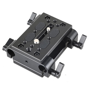 SmallRig 1798 Базовая площадка с креплением для направляющих Baseplate with Dual 15mm Rod Clamp