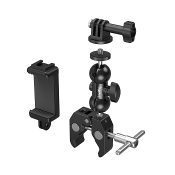 SmallRig 4373 Держатель-струбцина для экшн-камер и смартфонов Crab-Shaped Super Clamp