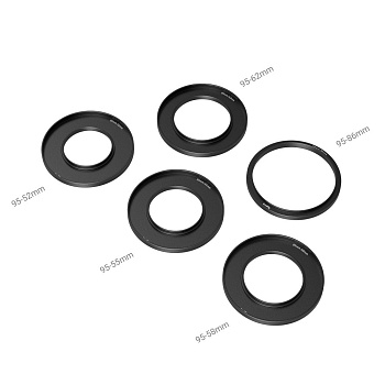 SmallRig 3383 Комплект адаптерных колец (52/55/58/62/86-95мм) для бленды Mini Matte Box