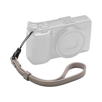 SmallRig 5682 Кожаный кистевой ремень для компактной камеры Quick Release Wrist Strap (Grey) 